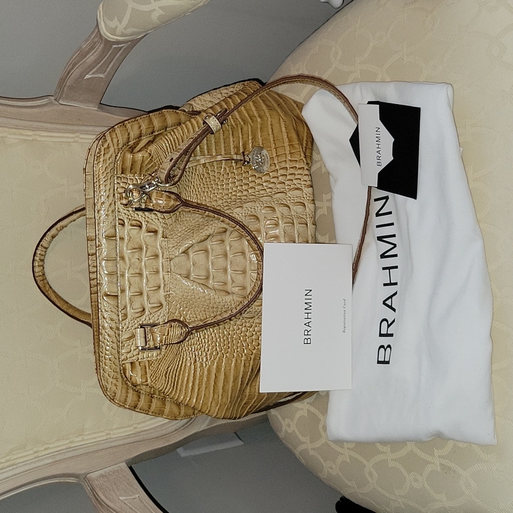 Brahmin Bristol Satchel Chino Melbourne